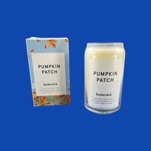 Pumpkin Patch Homesick Candle NIB Hand Poured Scented Coconut Wax Blend USA